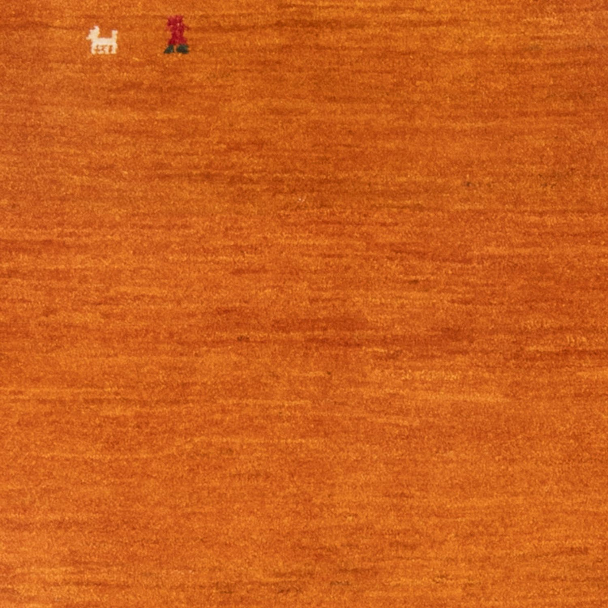 Gabbeh tapijt - Perzisch - 128 x 100 cm - oranje