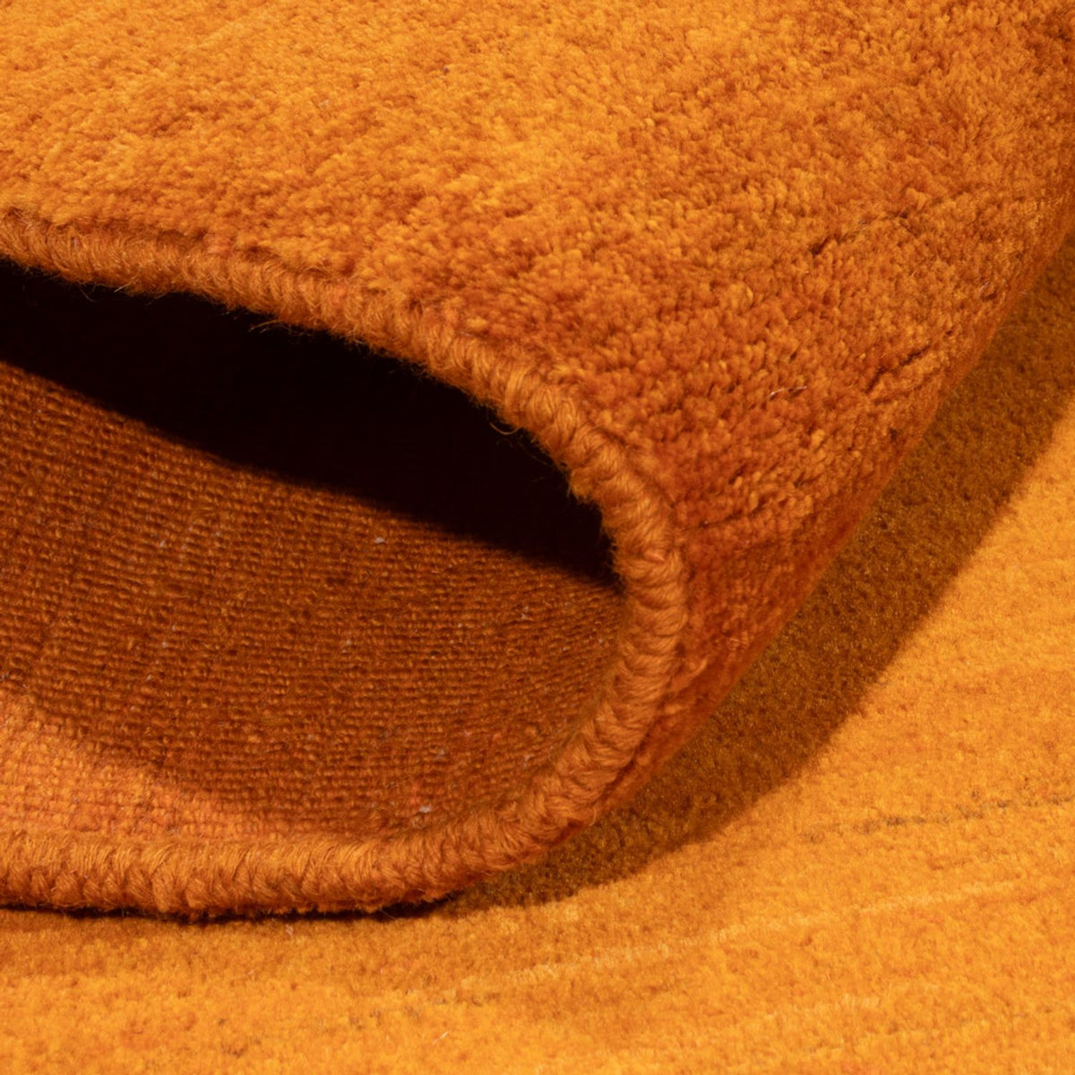 Gabbeh tapijt - Perzisch - 128 x 100 cm - oranje