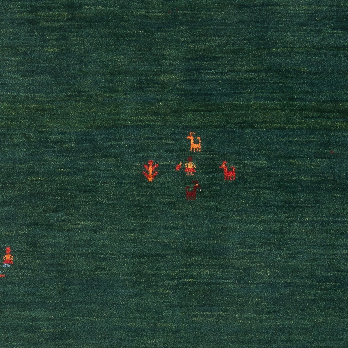 Gabbeh tapijt - Perzisch - 175 x 122 cm - donkergroen