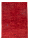 Perzische Gabbeh Tapijt 102x142cm - Perserteppich Wollteppich - Rechthoekig / Rood / 102 x 142 cm Rechthoekig