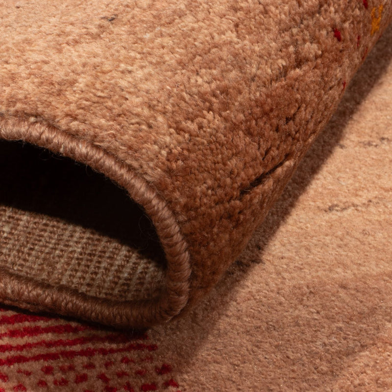 Gabbeh tapijt - Perzisch - 161 x 104 cm - lichtbruin