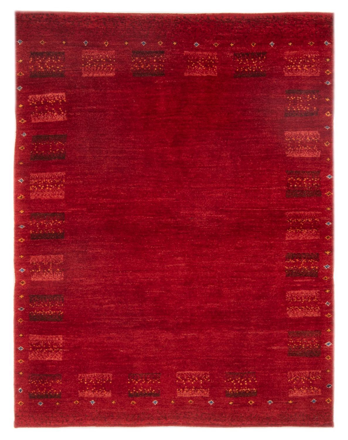 Gabbeh tapijt - Perzisch - 144 x 104 cm - donkerrood