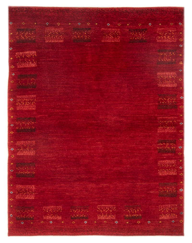 Gabbeh tapijt - Perzisch - 144 x 104 cm - donkerrood