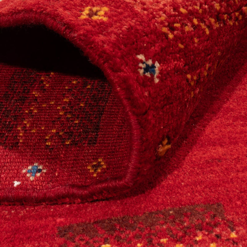 Gabbeh tapijt - Perzisch - 144 x 104 cm - donkerrood