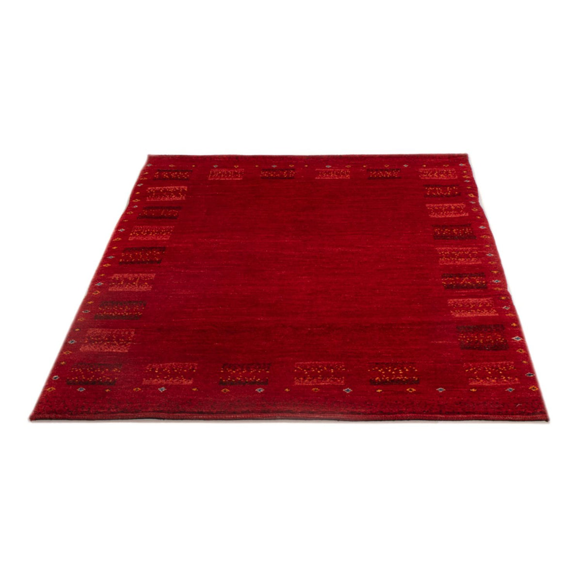 Gabbeh tapijt - Perzisch - 144 x 104 cm - donkerrood