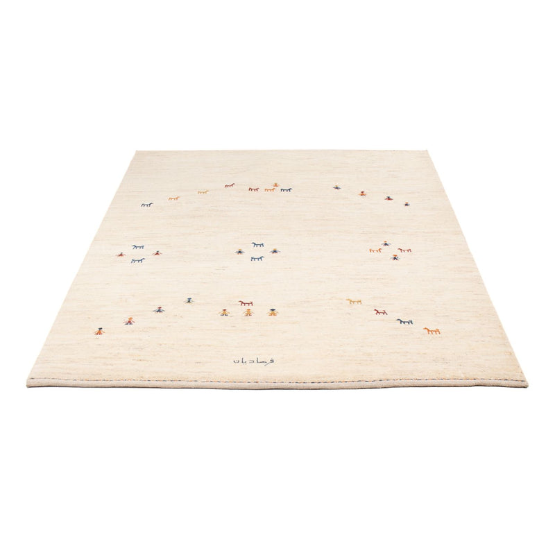 Gabbeh tapijt - Perzisch - 178 x 126 cm - beige