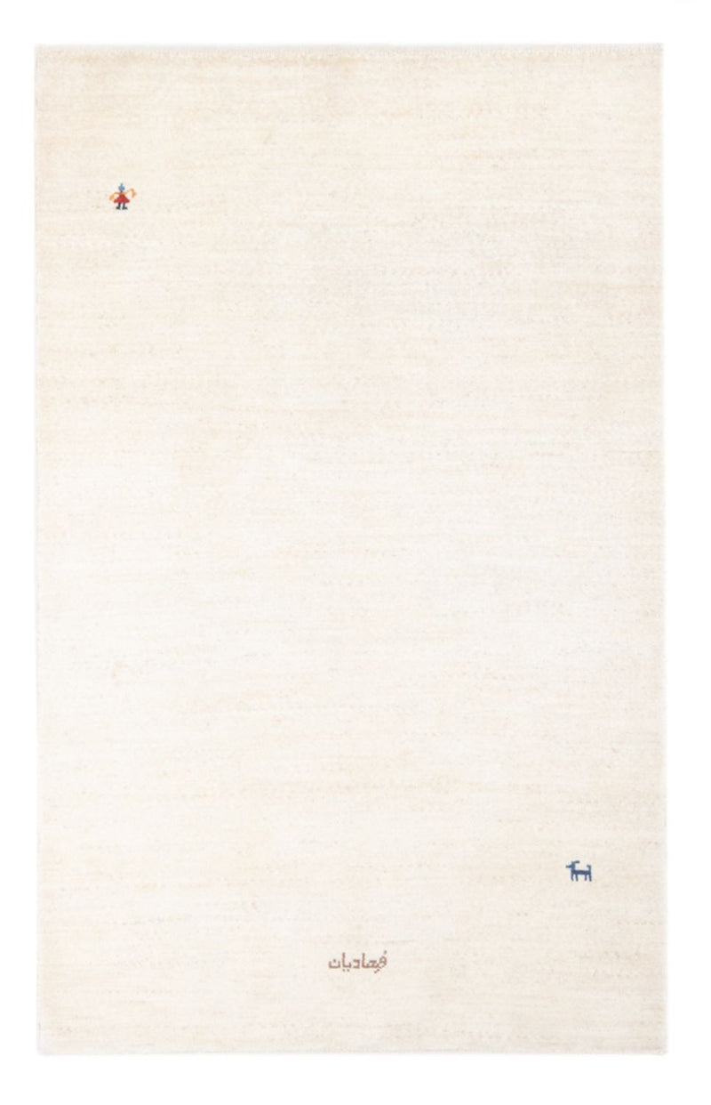 Gabbeh tapijt - Perzisch - 173 x 110 cm - wit  crème