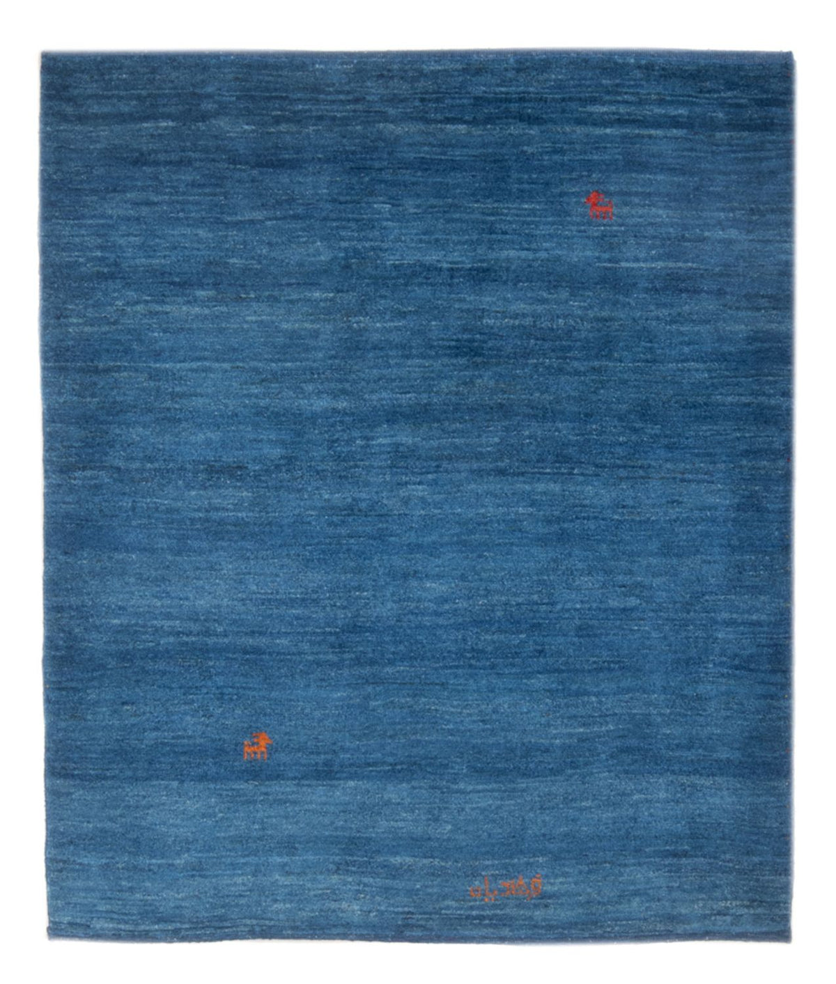 Gabbeh tapijt - Perzisch - 140 x 102 cm - zee blauw