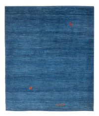 Gabbeh tapijt - Perzisch - 140 x 102 cm - zee blauw