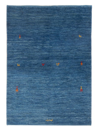 Gabbeh tapijt - Perzisch - 144 x 96 cm - zee blauw