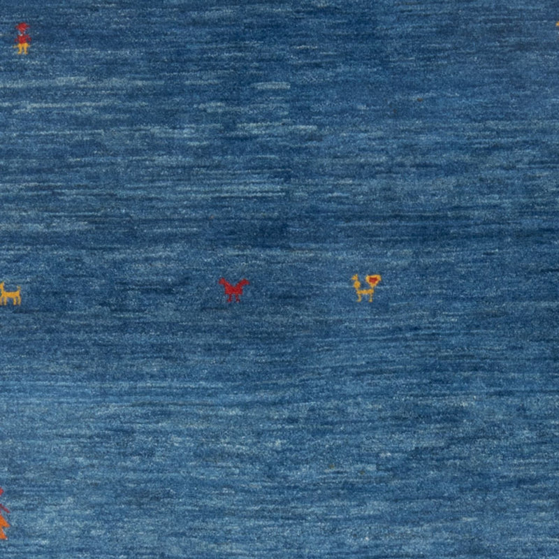 Gabbeh tapijt - Perzisch - 144 x 96 cm - zee blauw