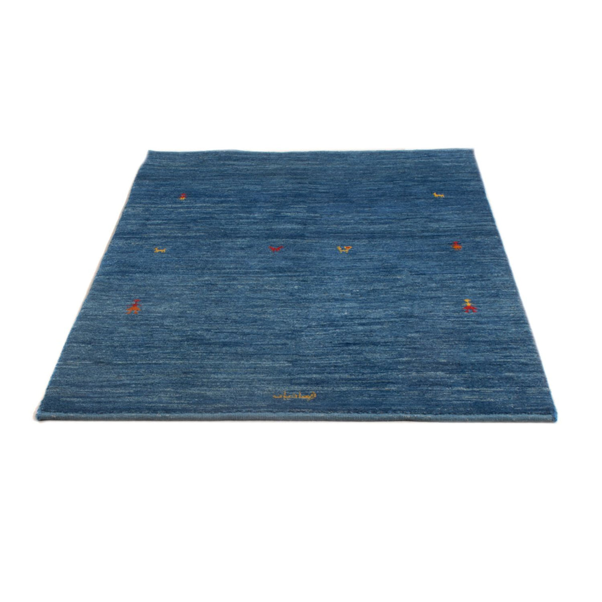 Gabbeh tapijt - Perzisch - 144 x 96 cm - zee blauw