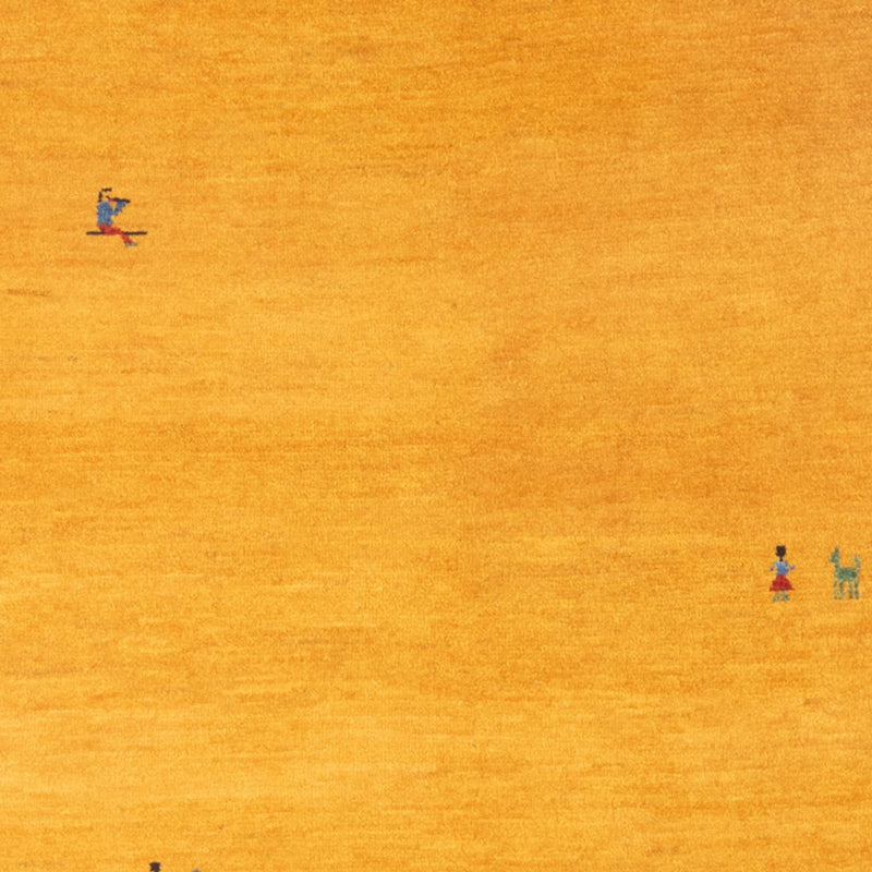 Gabbeh tapijt - Perzisch - 147 x 100 cm - goud