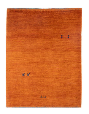 Gabbeh tapijt - Perzisch - 147 x 104 cm - oranje