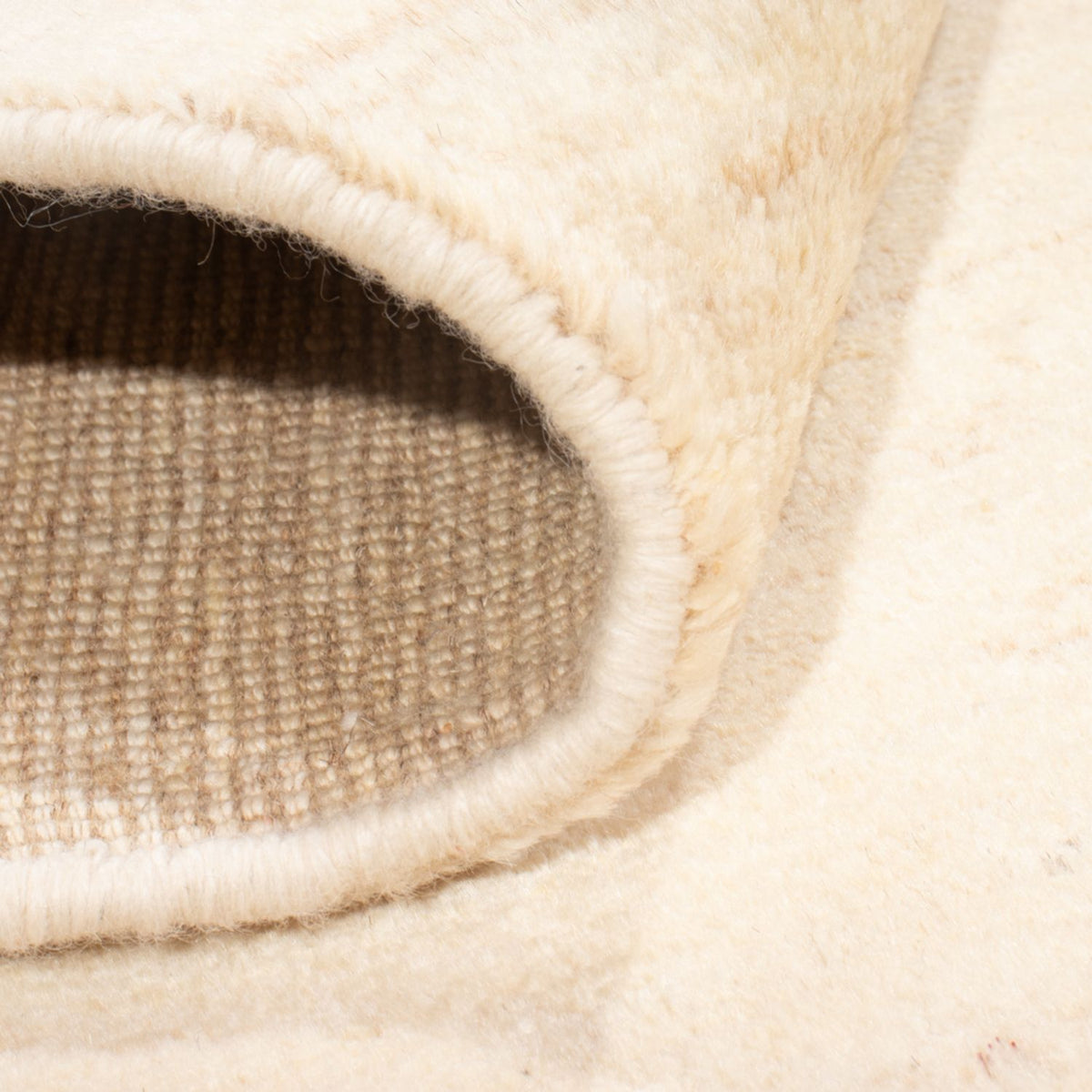 Gabbeh tapijt - Perzisch - 150 x 102 cm - wit  crème