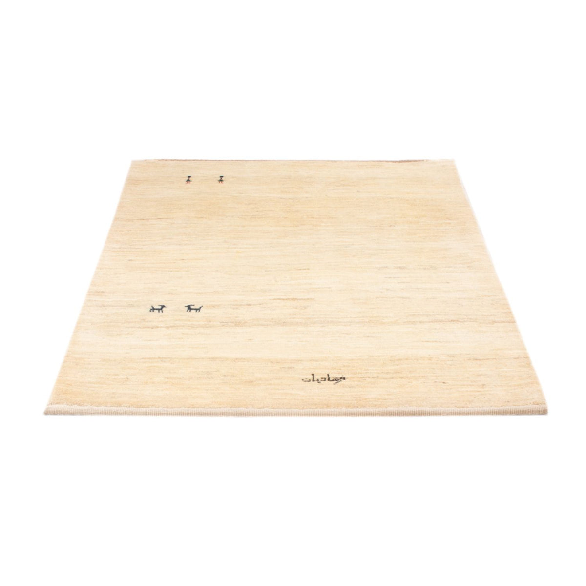 Gabbeh tapijt - Perzisch - 150 x 102 cm - wit  crème