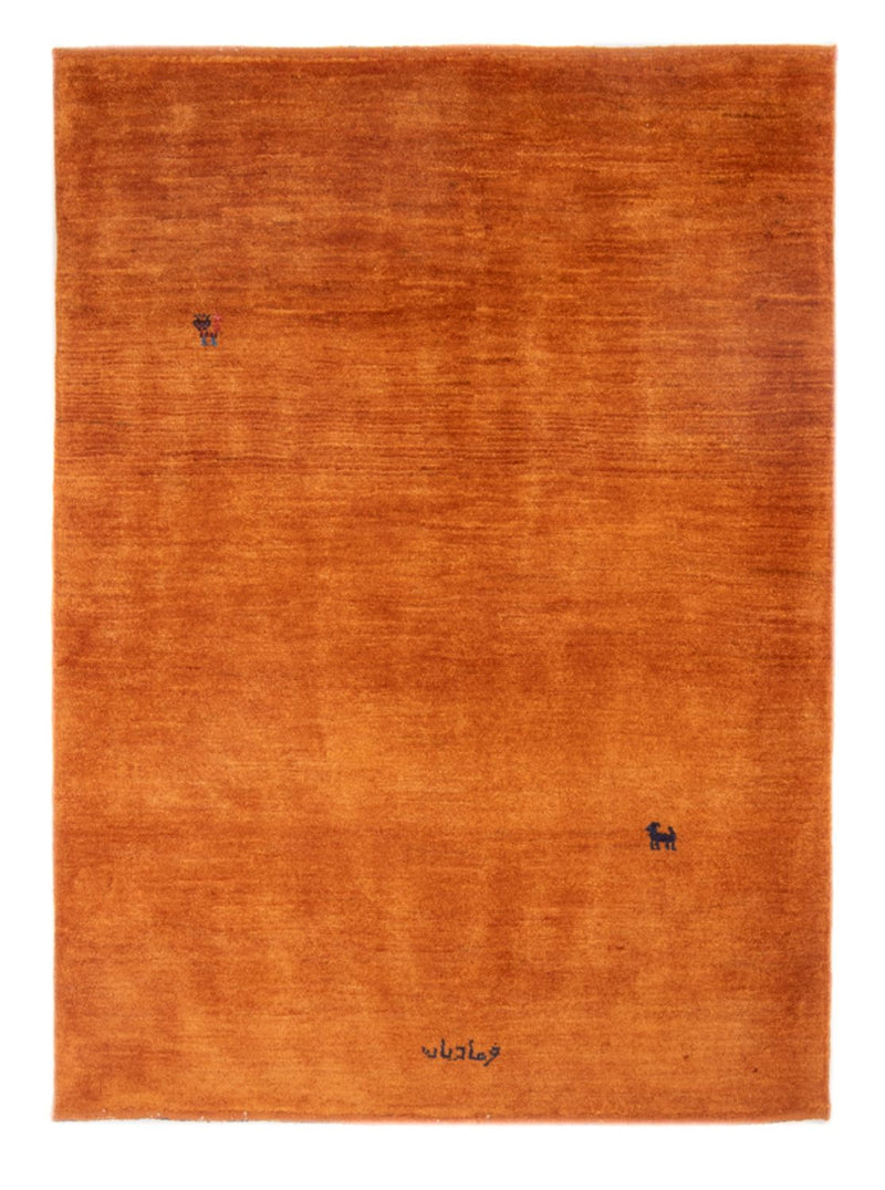 Gabbeh tapijt - Perzisch - 155 x 112 cm - terracotta