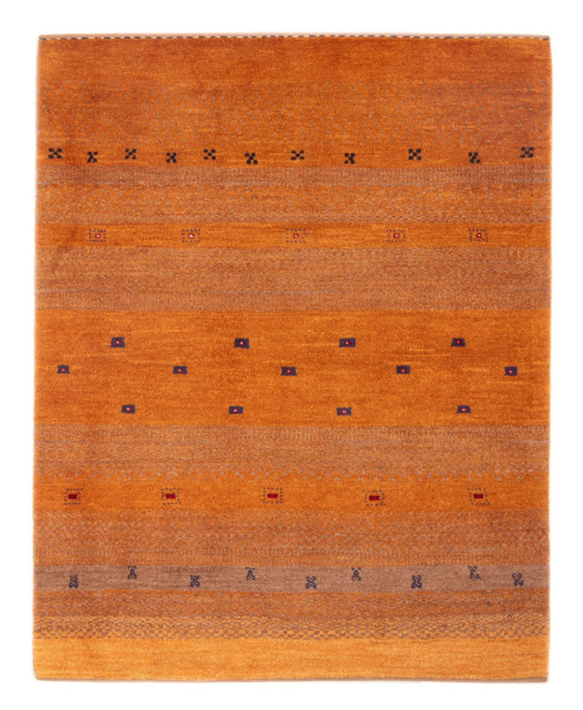 Gabbeh tapijt - Perzisch - 145 x 100 cm - terracotta