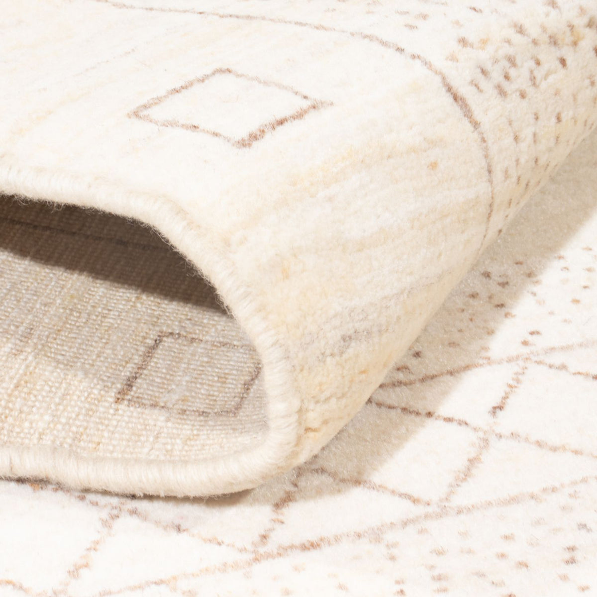 Gabbeh tapijt - Perzisch - 180 x 120 cm - wit  crème