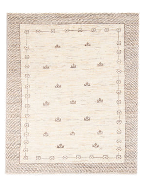 Gabbeh tapijt - Perzisch - 145 x 96 cm - licht beige