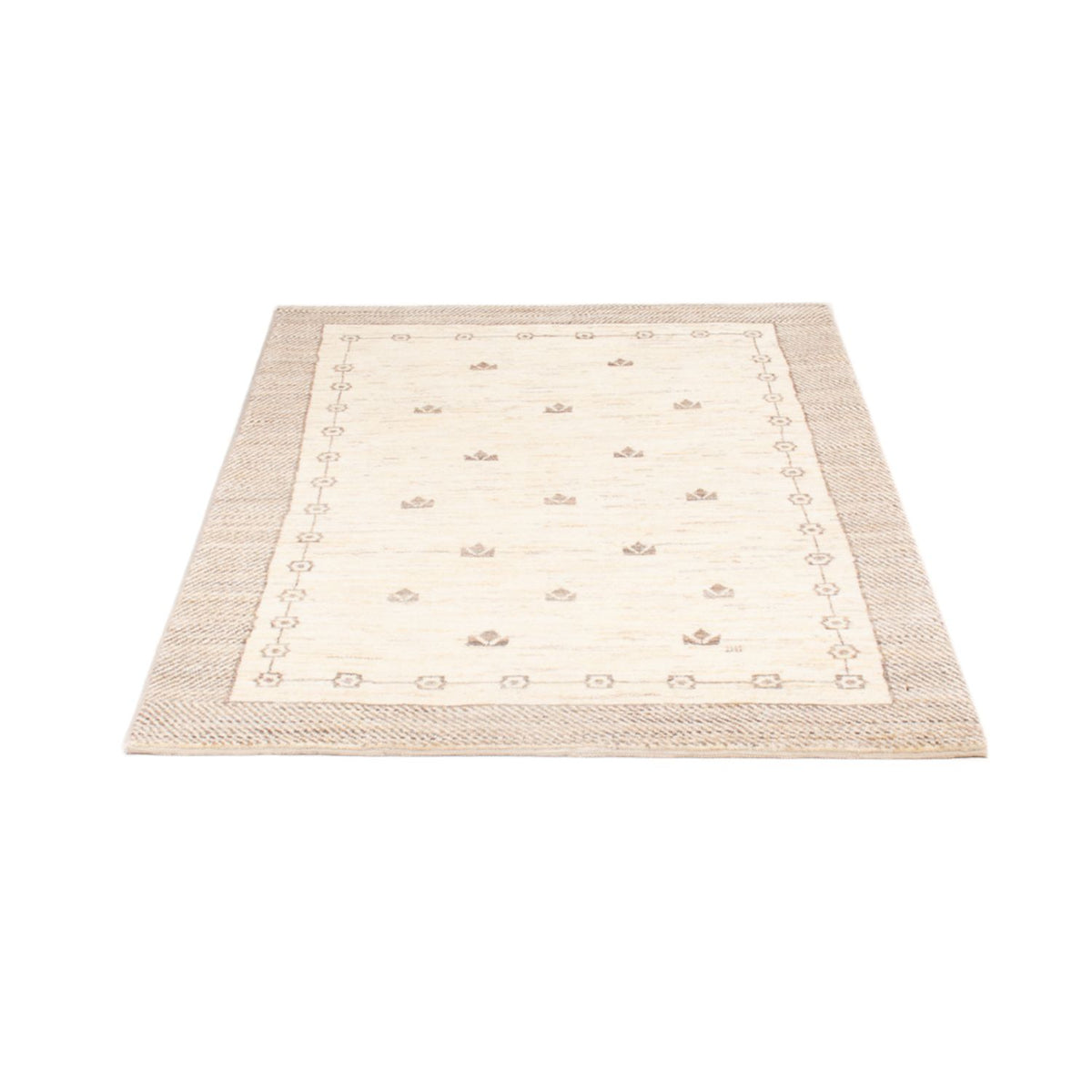 Gabbeh tapijt - Perzisch - 145 x 96 cm - licht beige