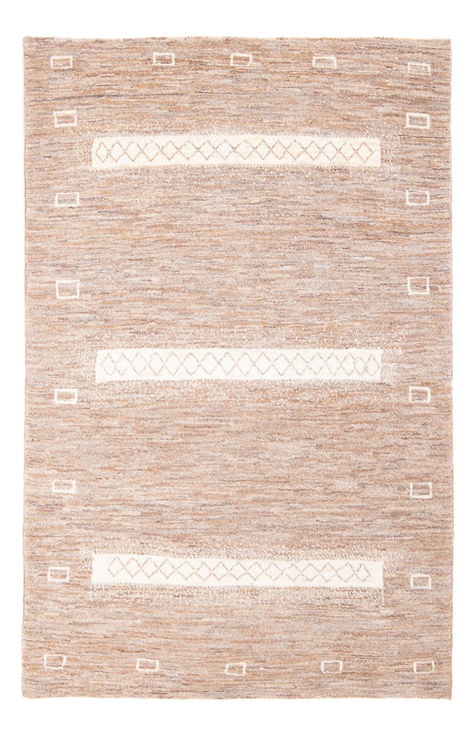 Gabbeh tapijt - Perzisch - 171 x 116 cm - donker beige