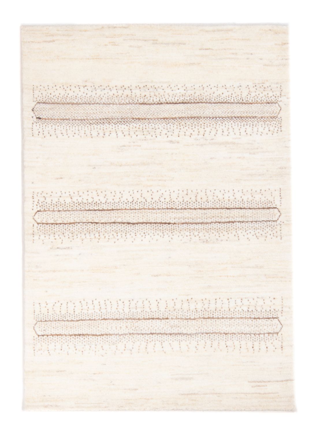 Gabbeh tapijt - Perzisch - 145 x 96 cm - licht beige