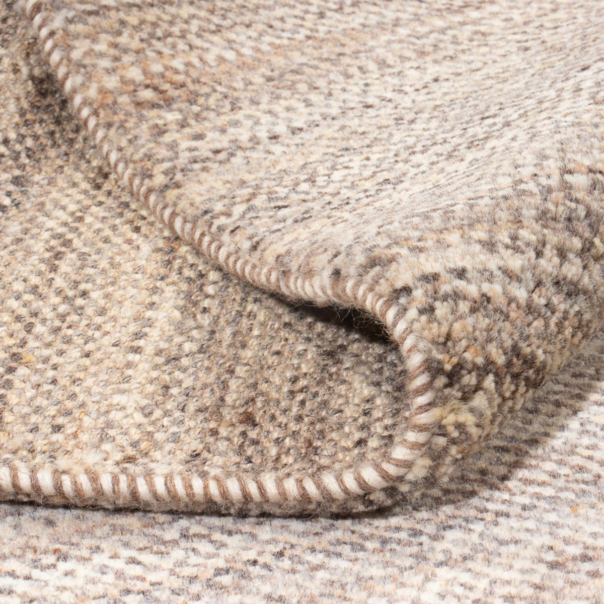 Gabbeh tapijt - Perzisch - 194 x 154 cm - donker beige