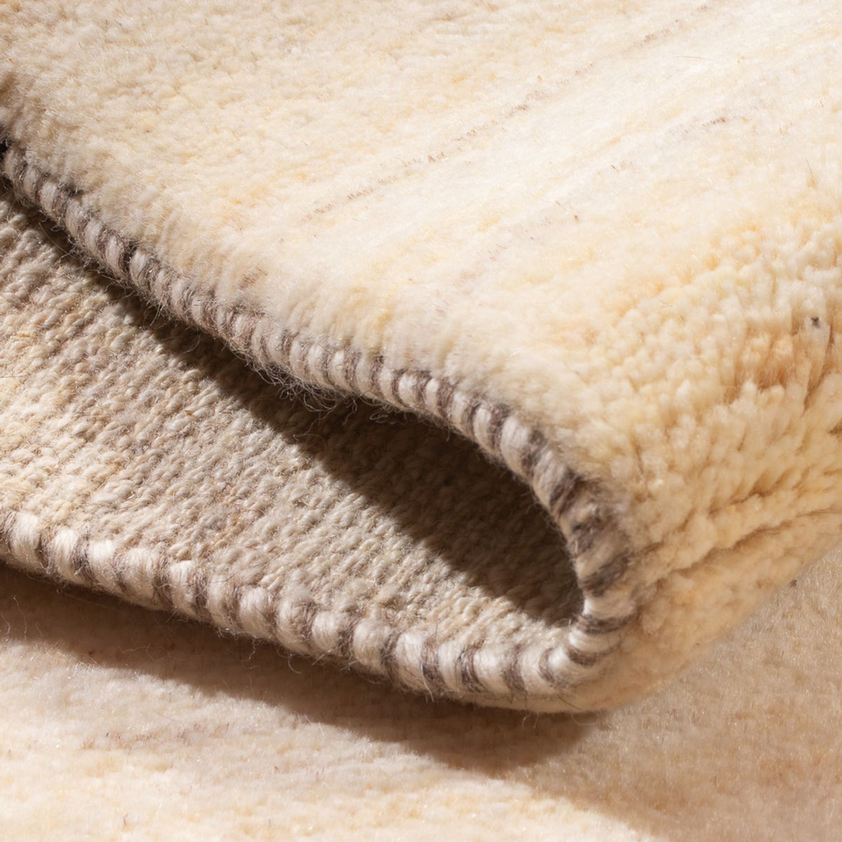 Gabbeh tapijt - Perzisch - 95 x 62 cm - beige