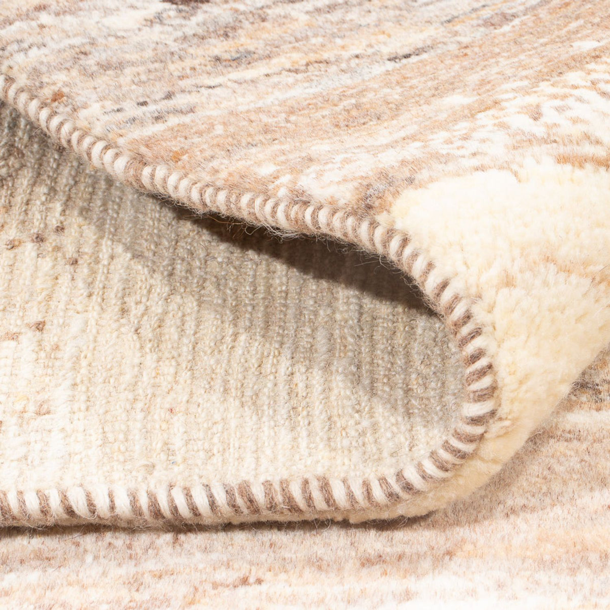 Gabbeh tapijt - Perzisch - 130 x 107 cm - natuur