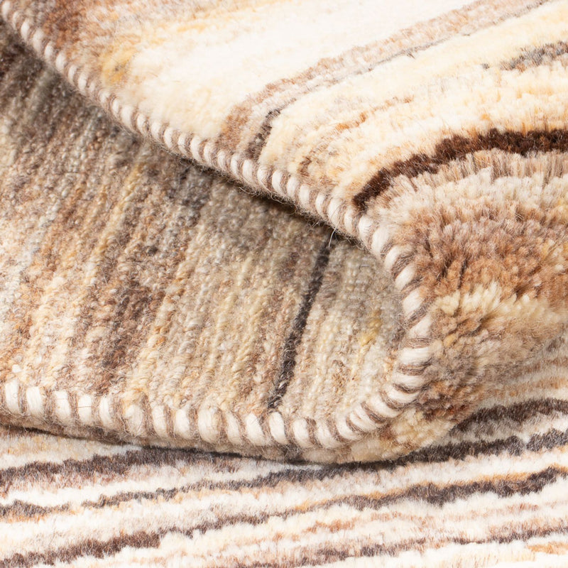 Gabbeh tapijt - Perzisch - 146 x 106 cm - donker beige