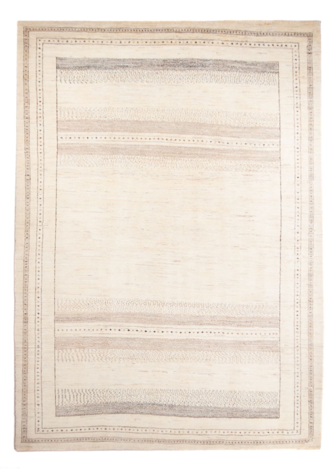 Gabbeh tapijt - Perzisch - 303 x 215 cm - licht beige