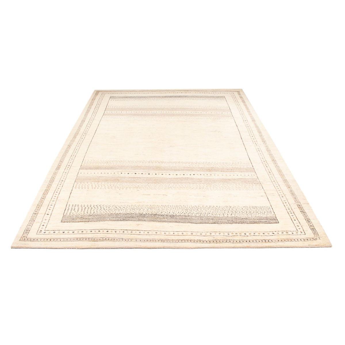 Gabbeh tapijt - Perzisch - 303 x 215 cm - licht beige