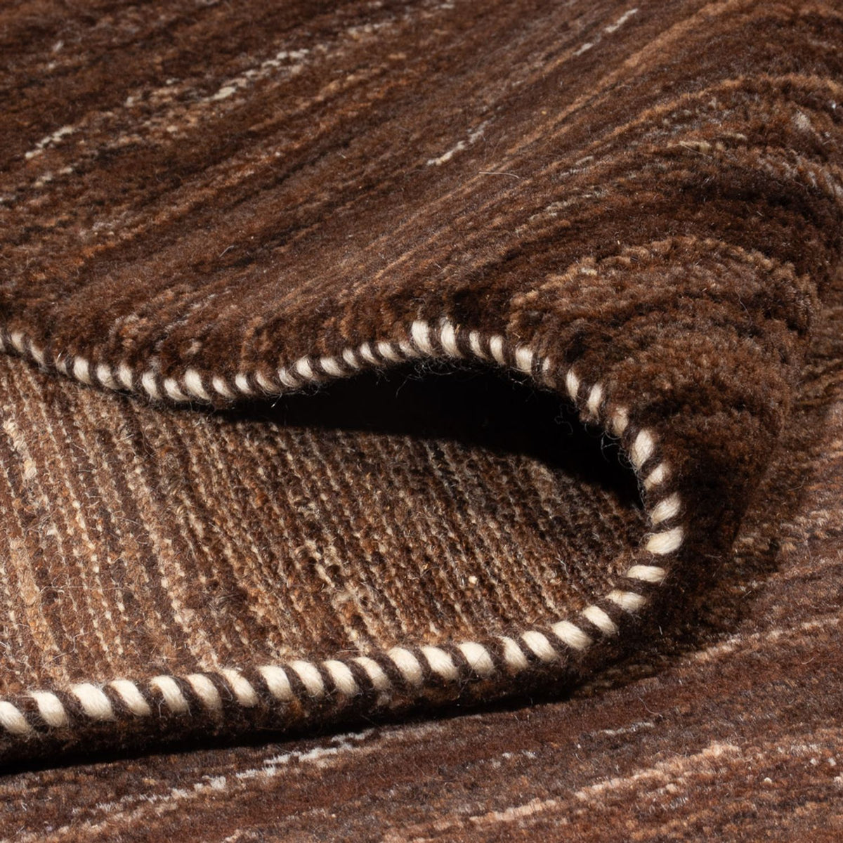 Gabbeh tapijt - Perzisch - 248 x 215 cm - donkerbruin