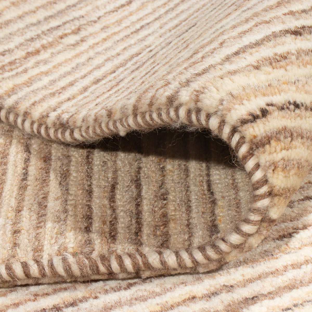 Gabbeh tapijt - Perzisch - 216 x 173 cm - lichtbruin