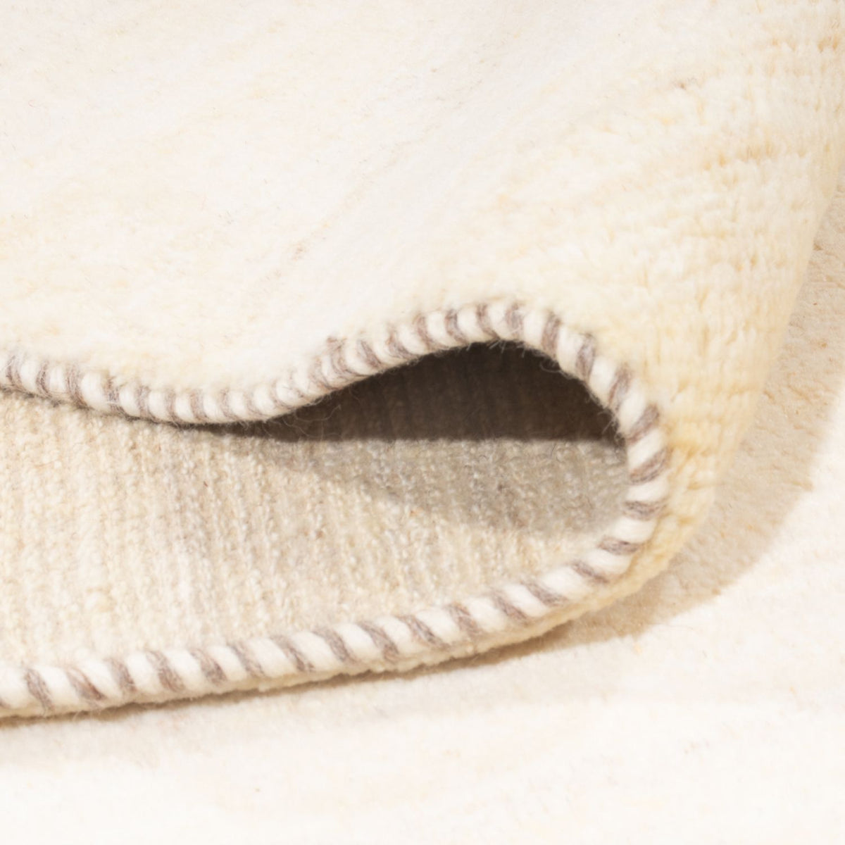 Gabbeh tapijt - Perzisch - 244 x 185 cm - wit  crème