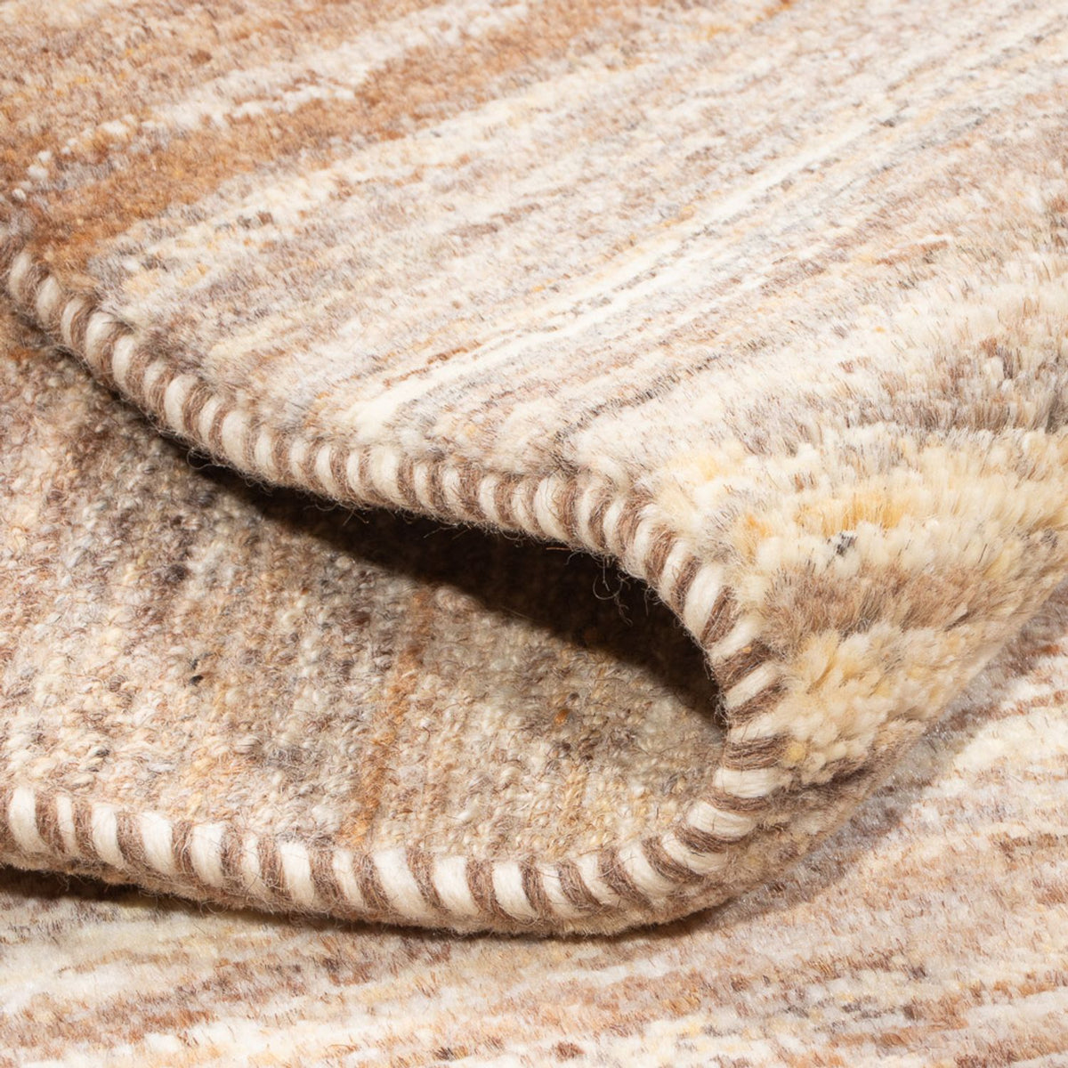 Gabbeh tapijt - Perzisch - 96 x 61 cm - lichtbruin