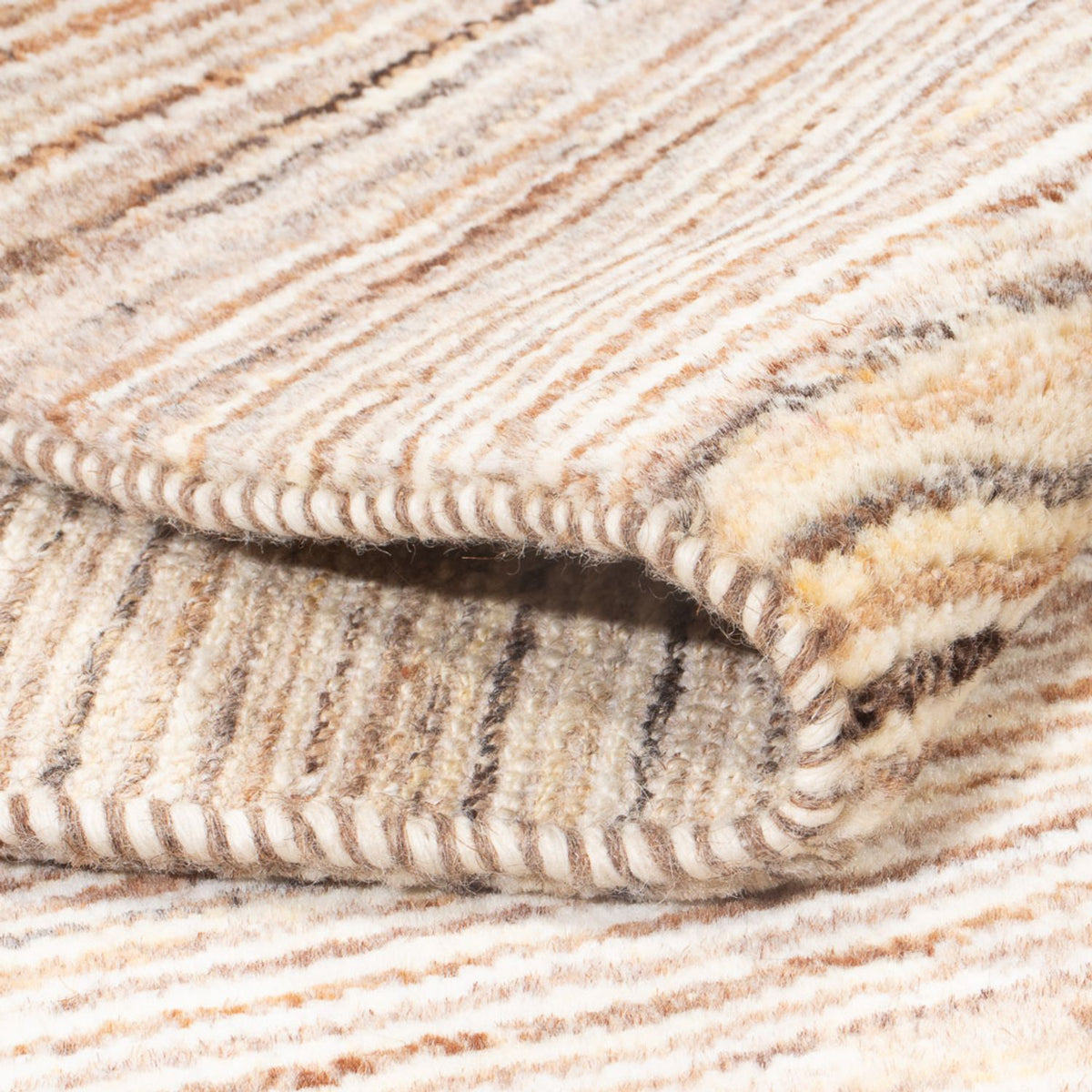 Gabbeh tapijt - Perzisch - 146 x 100 cm - donker beige