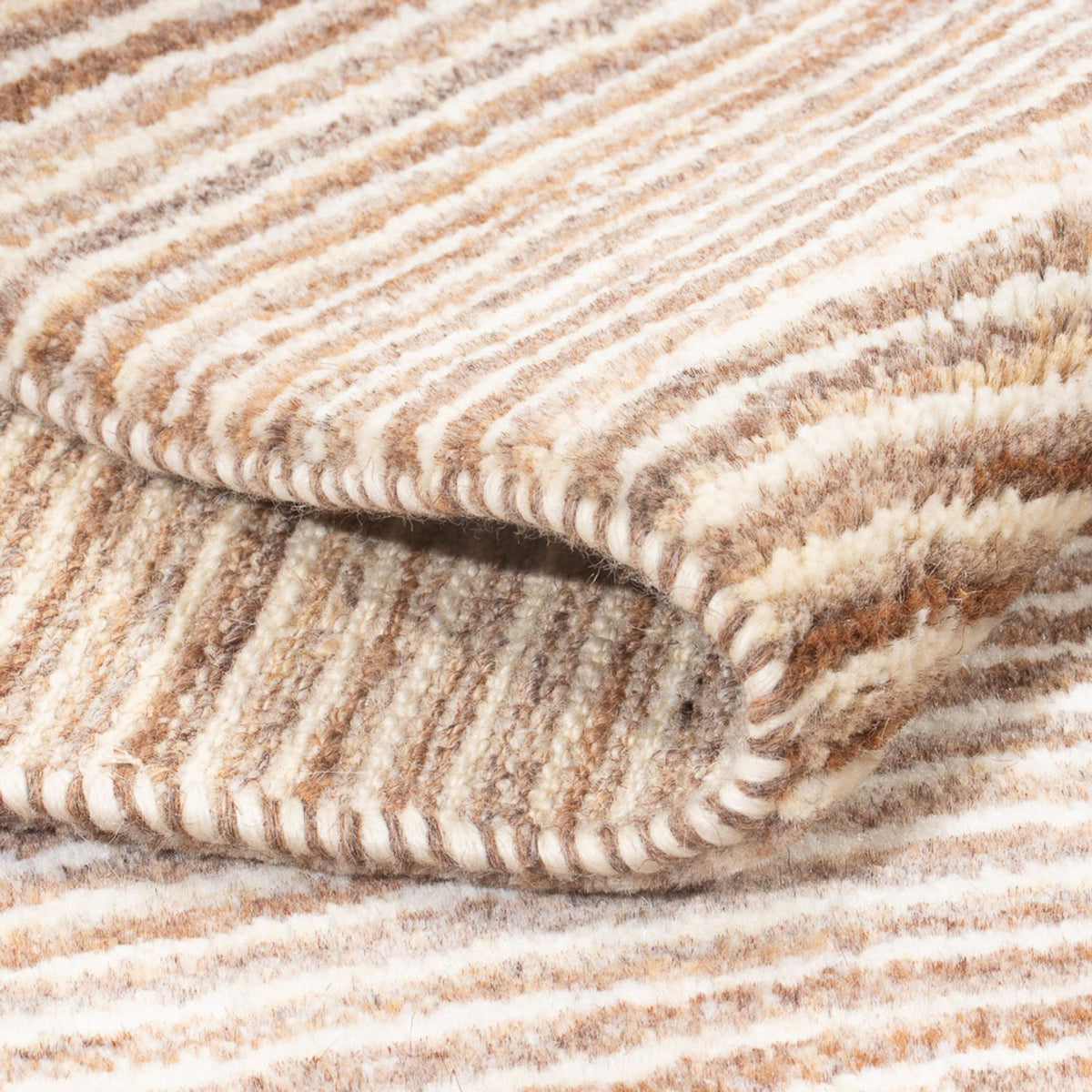 Gabbeh tapijt - Perzisch - 145 x 102 cm - donker beige