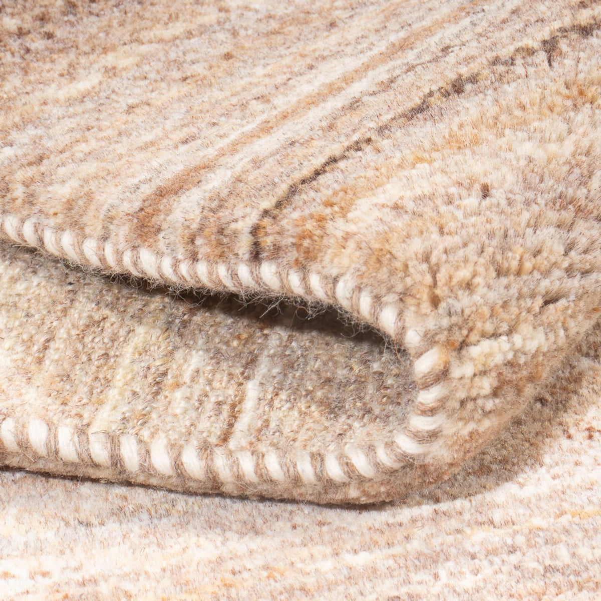 Gabbeh tapijt - Perzisch - 184 x 148 cm - donker beige