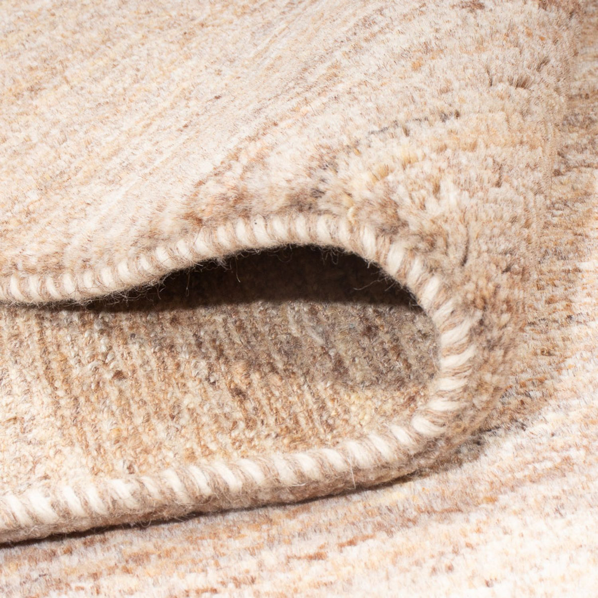 Gabbeh tapijt - Perzisch - 204 x 148 cm - donker beige