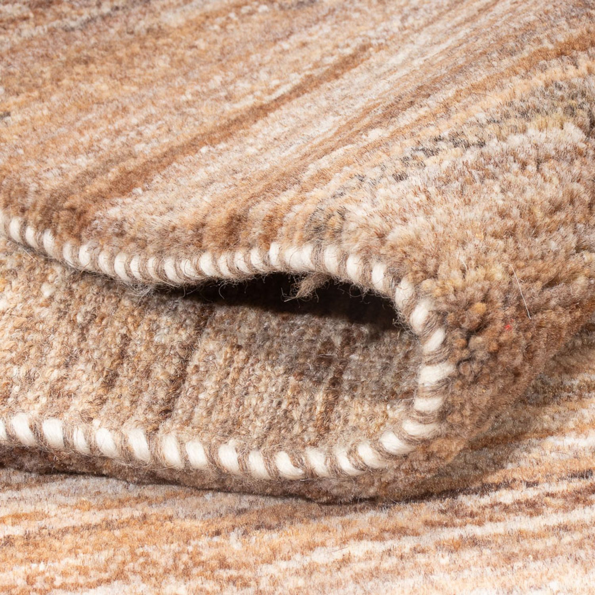 Gabbeh tapijt - Perzisch - 200 x 153 cm - donker beige