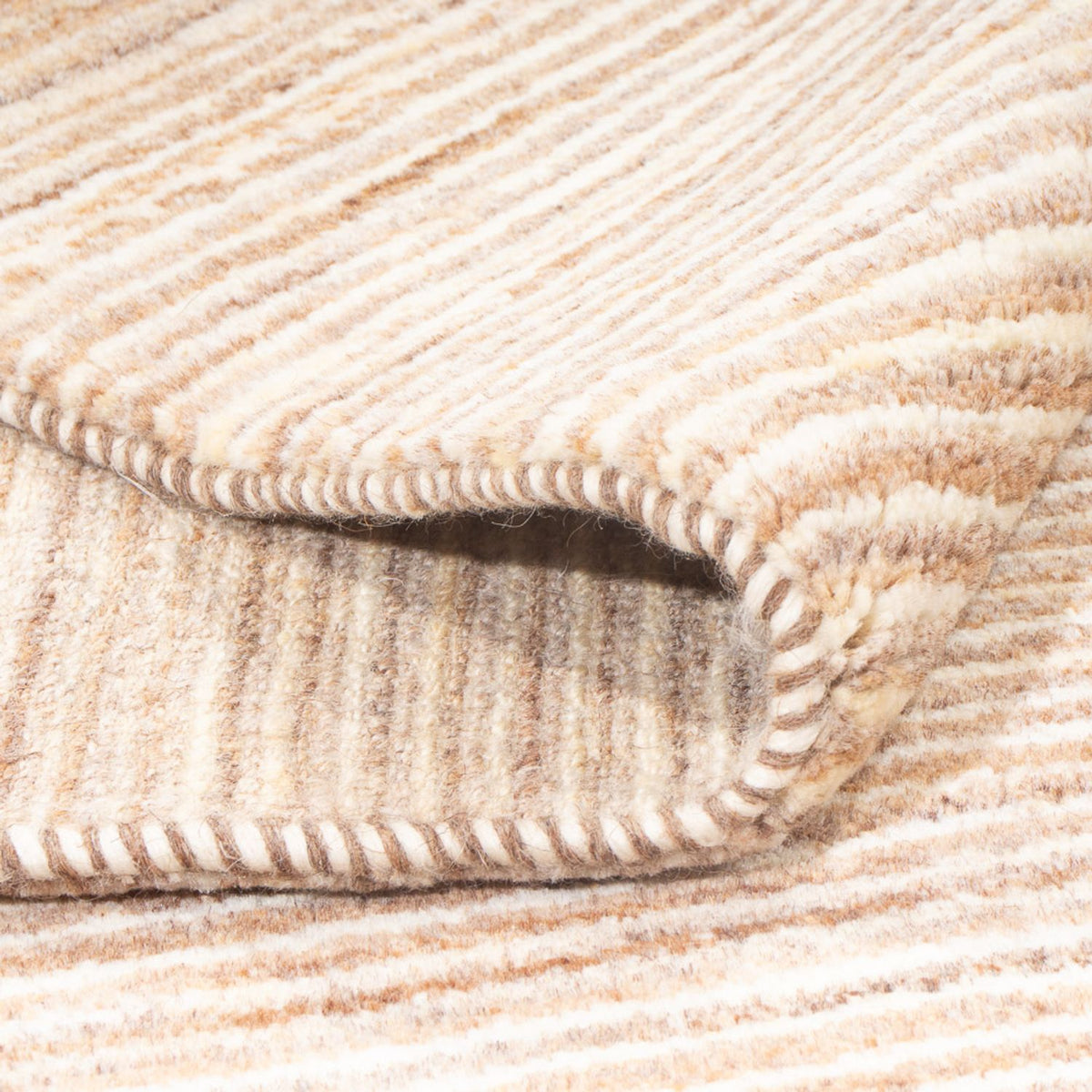 Gabbeh tapijt - Perzisch - 204 x 152 cm - donker beige