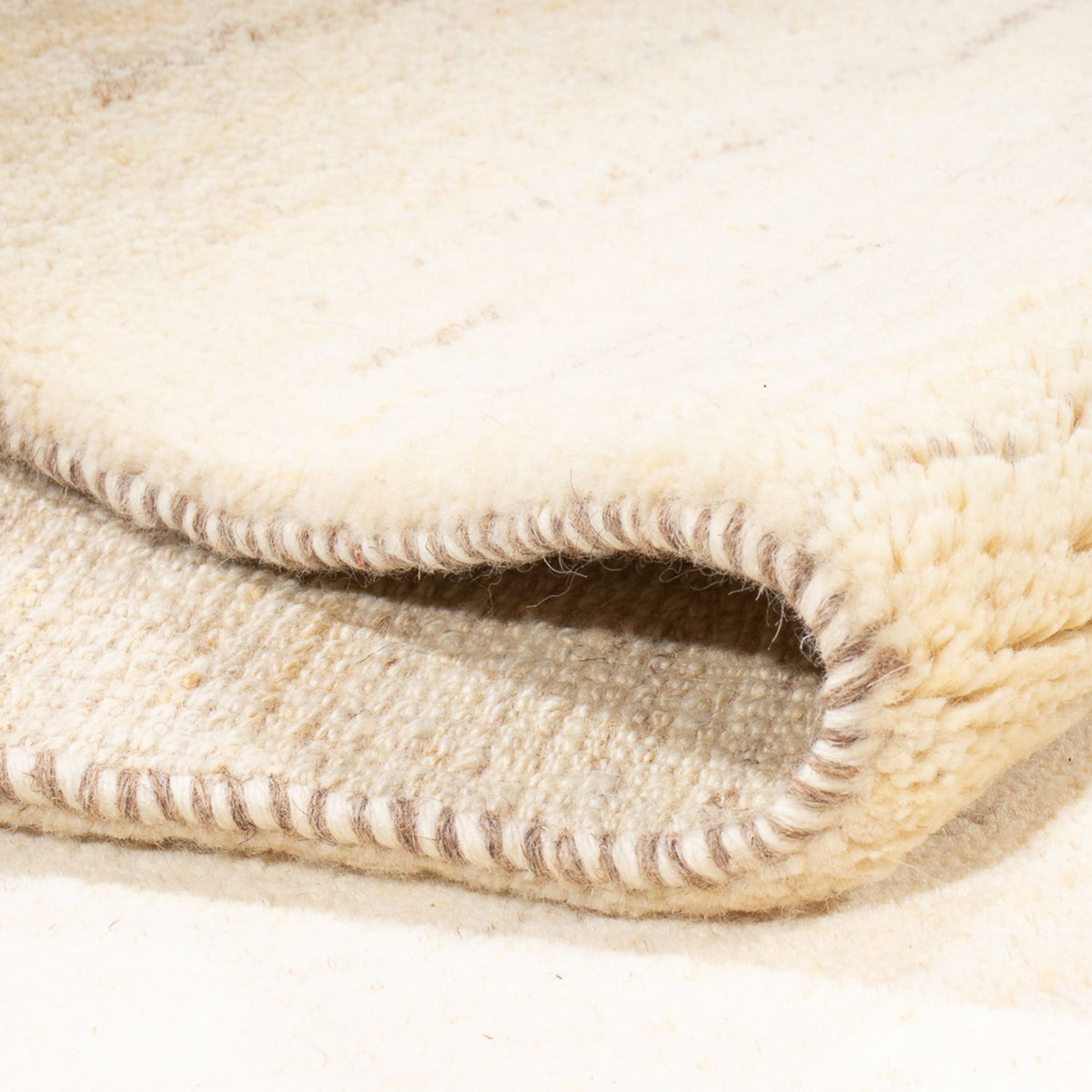 Gabbeh tapijt - Perzisch - 232 x 174 cm - natuurlijk wit