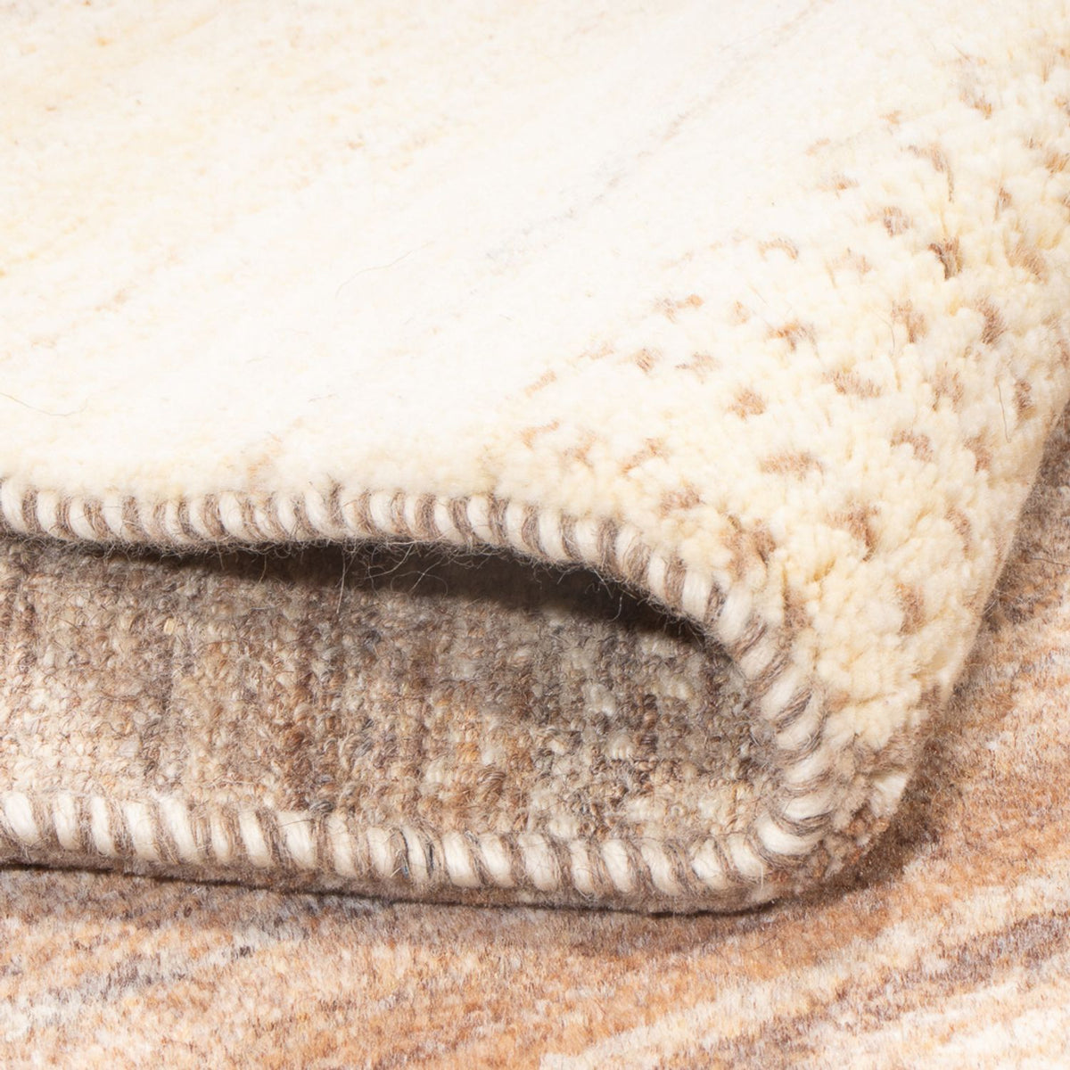 Loper Gabbeh tapijt - Perzisch - 339 x 80 cm - natuur