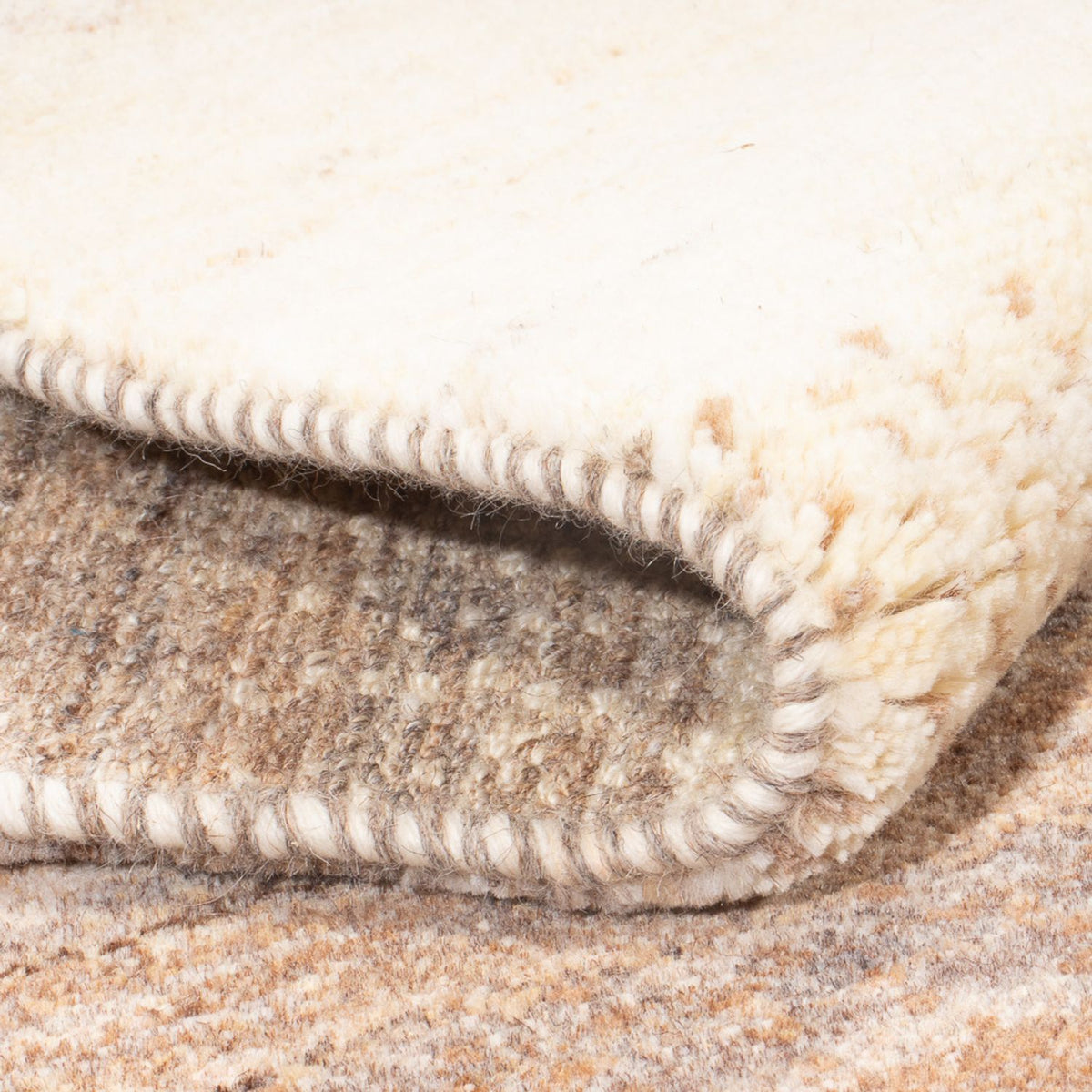 Loper Gabbeh tapijt - Perzisch - 339 x 80 cm - natuur