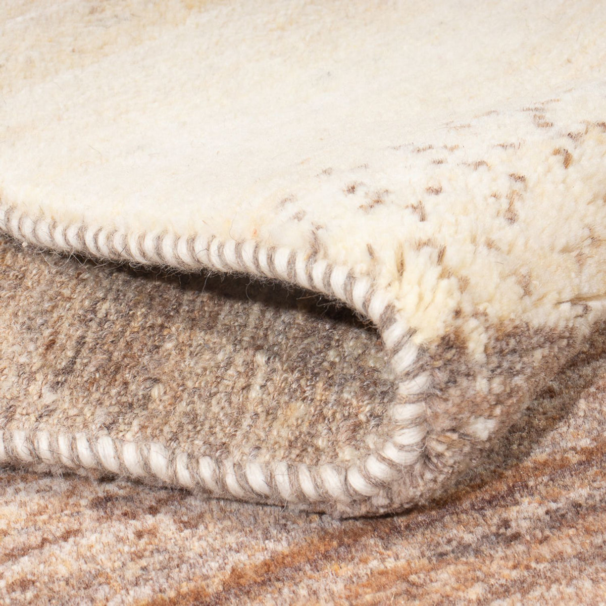 Loper Gabbeh tapijt - Perzisch - 339 x 80 cm - natuur