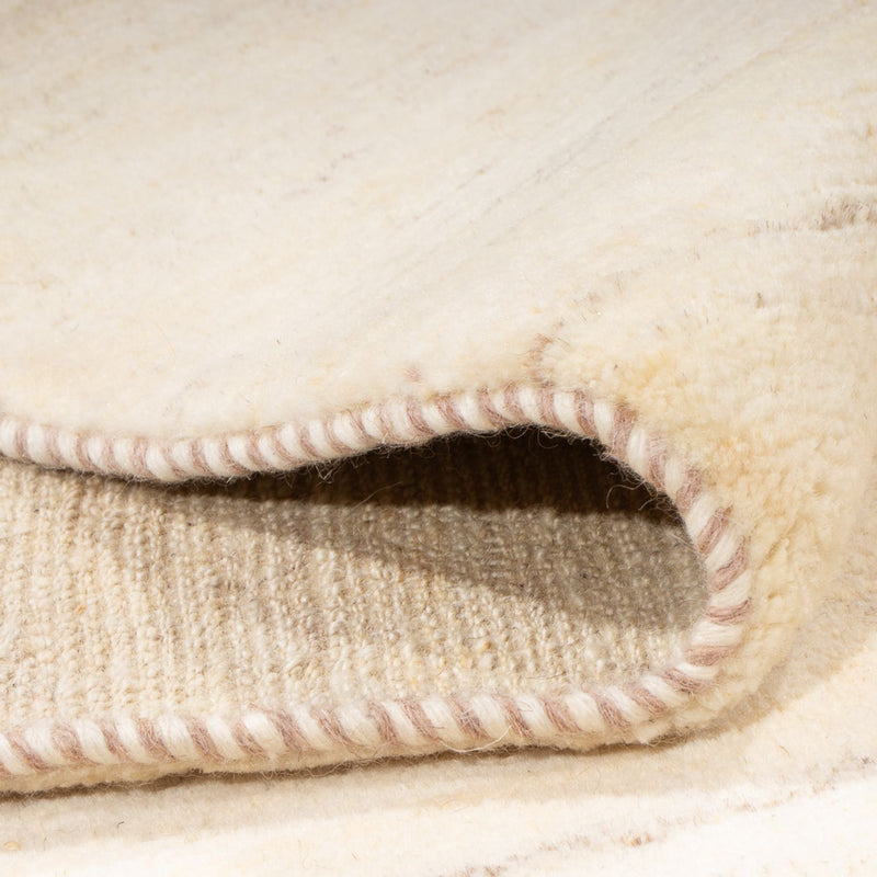 Gabbeh tapijt - Perzisch - 221 x 166 cm - natuurlijk wit