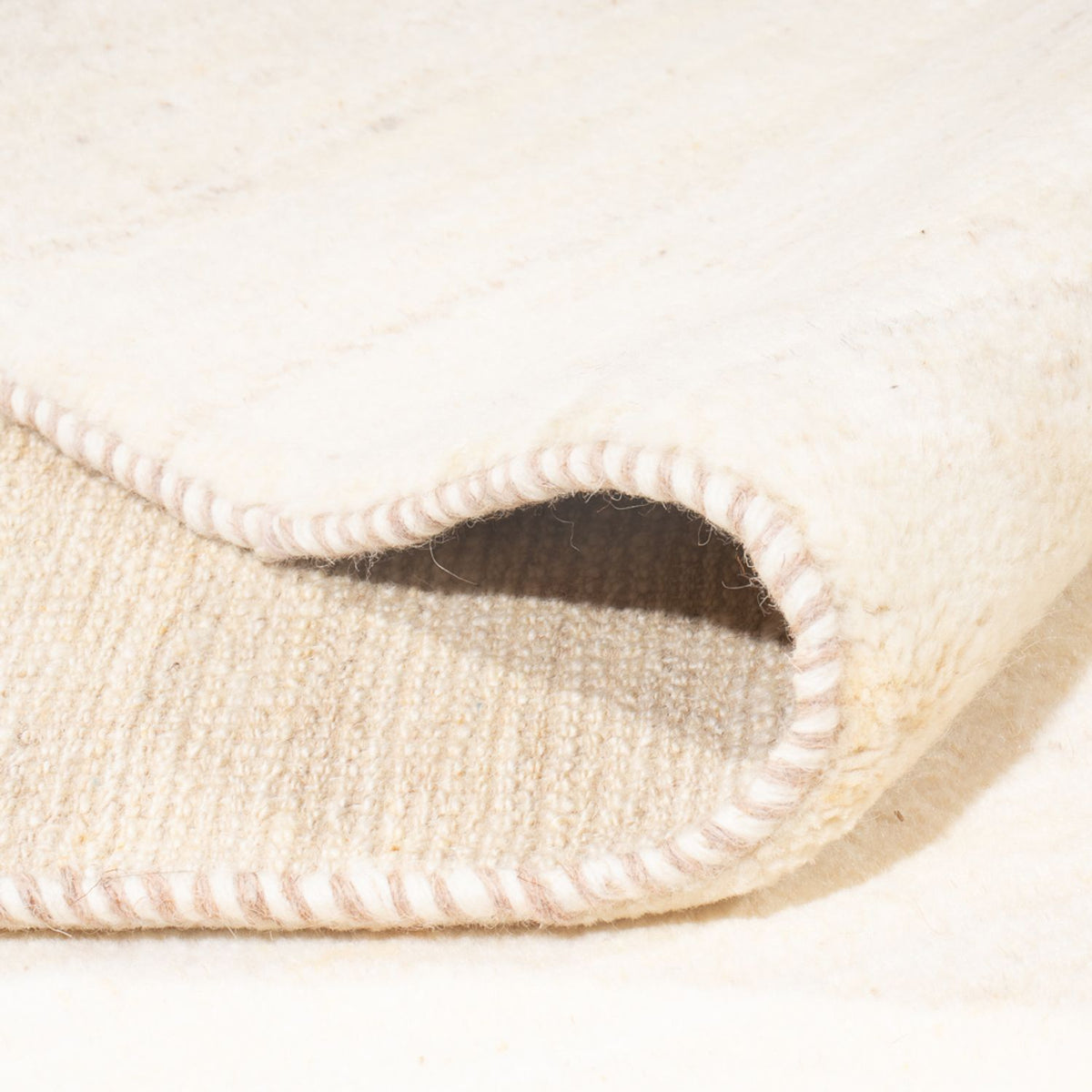 Gabbeh tapijt - Perzisch - 252 x 190 cm - licht beige