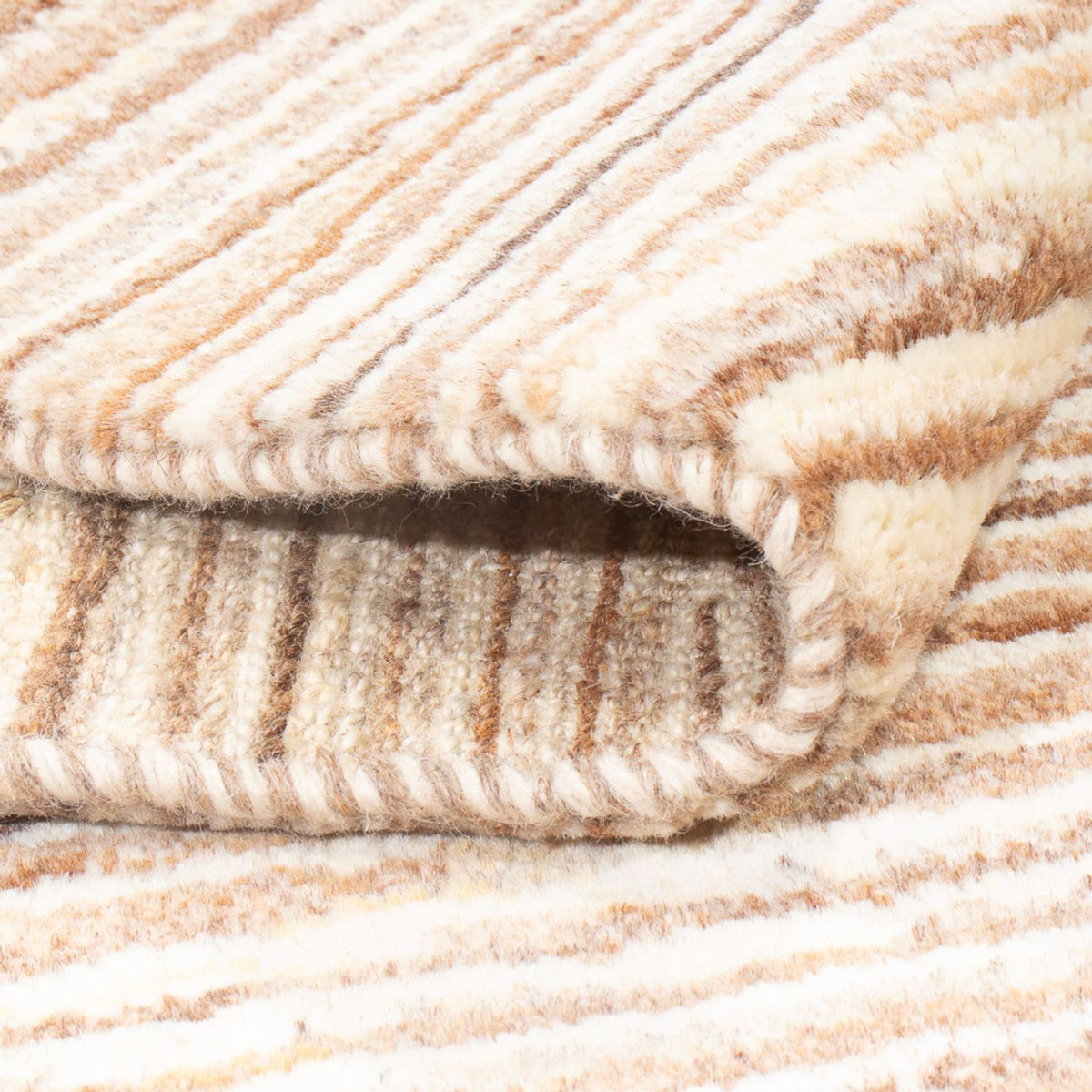 Gabbeh tapijt - Perzisch - 147 x 103 cm - donker beige